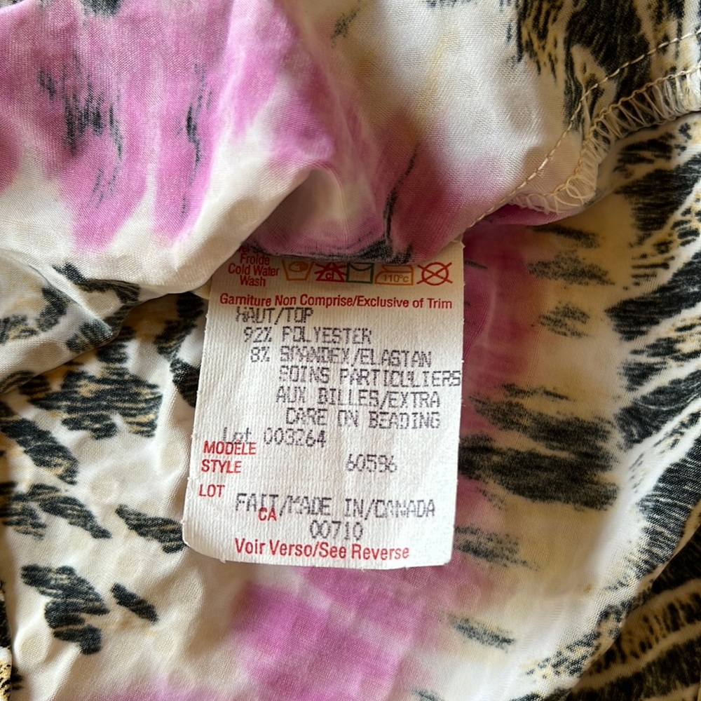 Joseph Ribkoff Animal Print Top - Picture 8 of 10